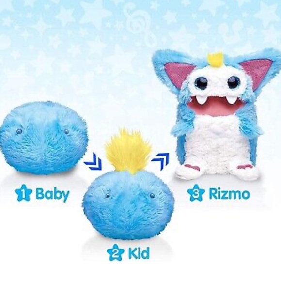 🩷💜💚 | TAKARA TOMY |  Rizmo Toy Furry | Interactive & Evolving - Picture 14 of 15